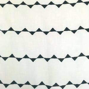 Storai Black + White Embroidered Fabric