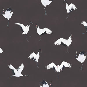 Tancho Mahogany Wallpaper