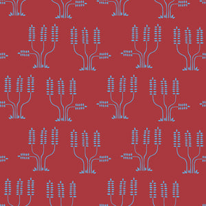 Topanga Sky on Crimson Wallpaper